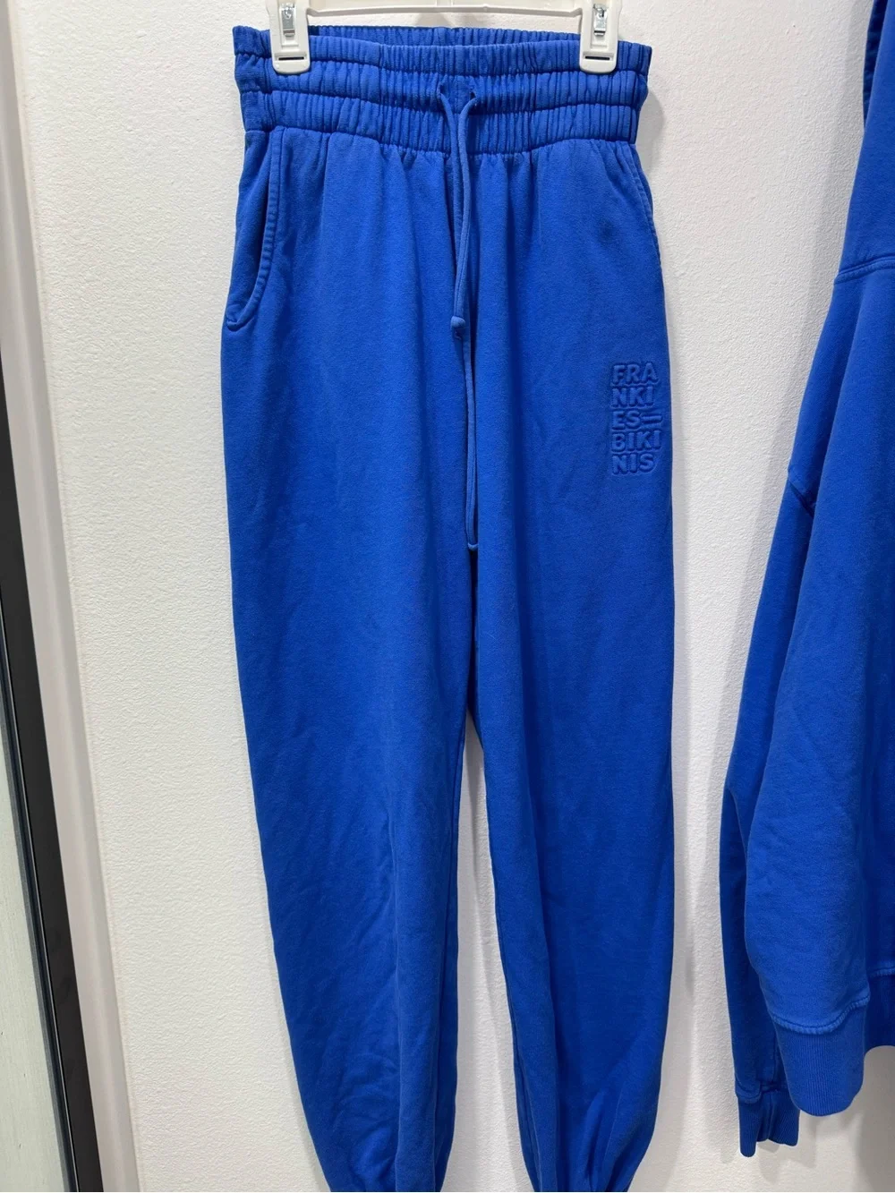 Frankie's Bikinis cobalt blue matching sweat set